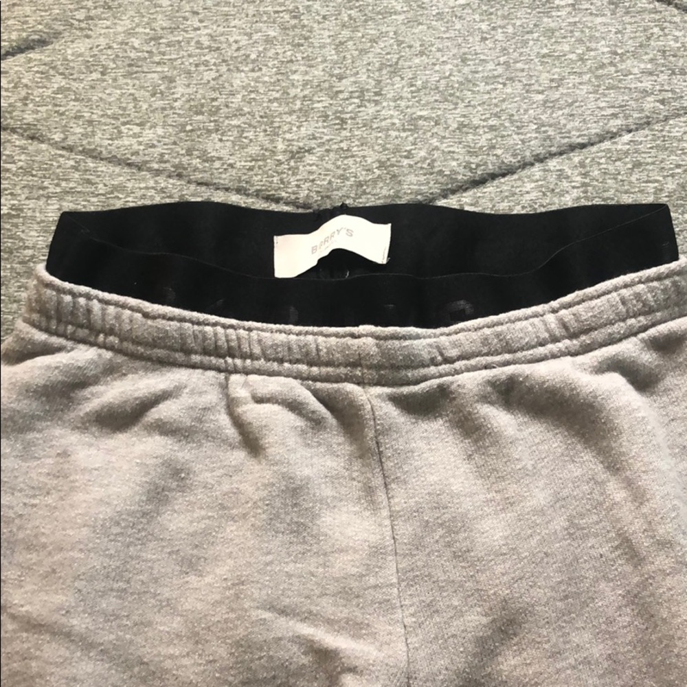 Barry’s sweatpants.